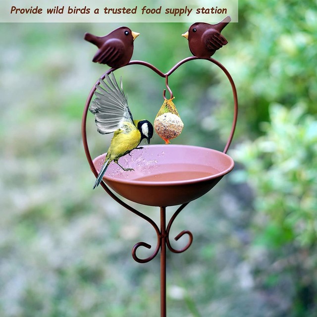 All Season Affordable Backyard Bird Baths & Feeder Decorative Garden Trellis