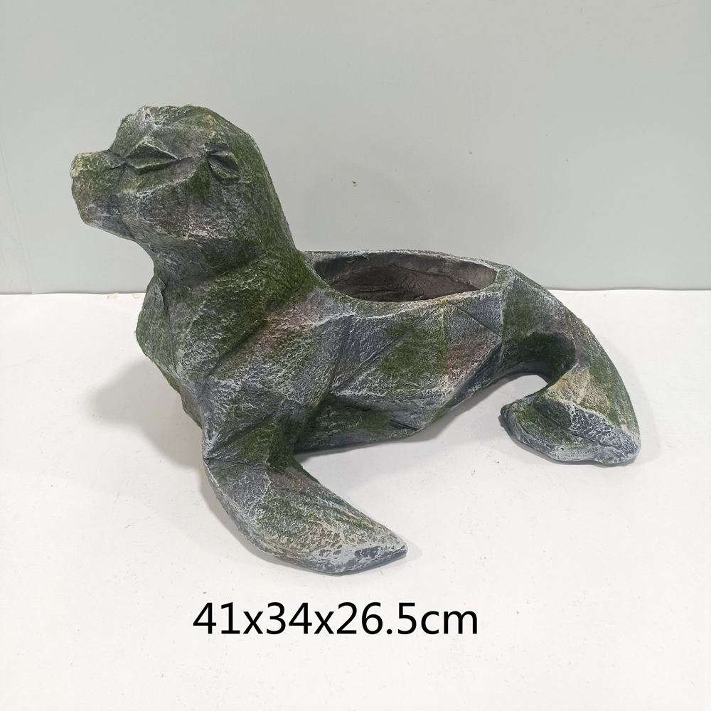 Creative Retro Many Animals Styles Magnesium Oxide Flower Pot For Home Lawn Yard All House Plants Flowers
