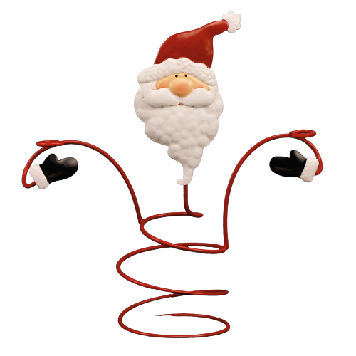 Santa Claus Wine Bottle and Glass Holder Stand