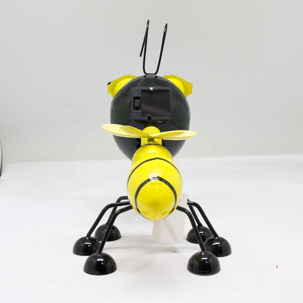 High Quality Yellow Insect Solar Mini Hornet Lamp with Garden Lighting Decoration