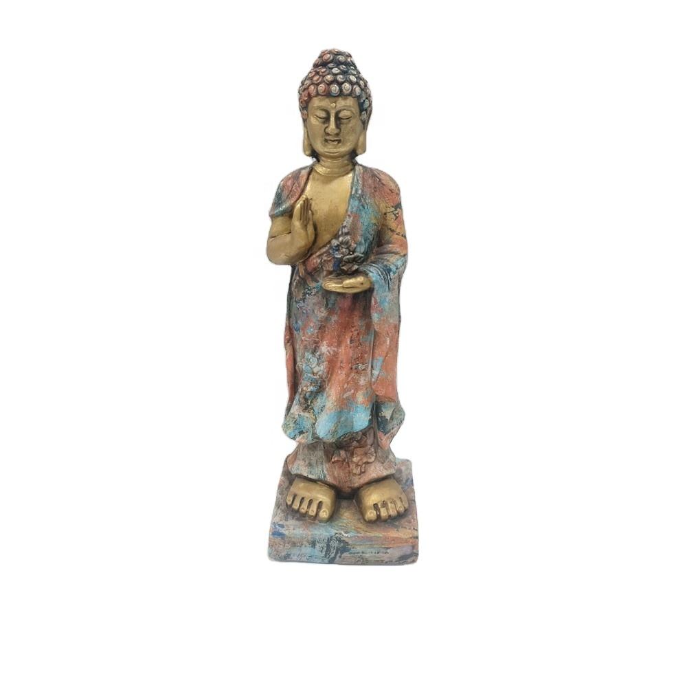 2022 New Outdoor Creative Religious Vintage Garden Buddha Statues For Yoga Zen Feng Shui Porch Yard Art Figurines Decor