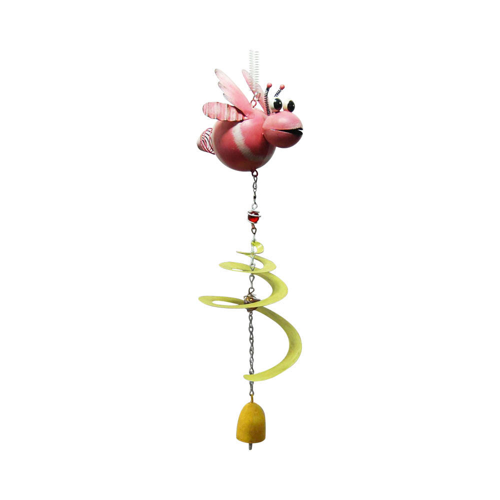 Hanging Spiral Insect Bee Wind Chime for Decoration