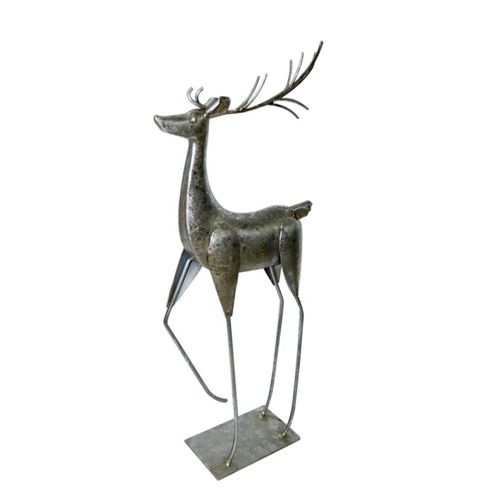3d Metal elk christmas garden ornament decoration your house