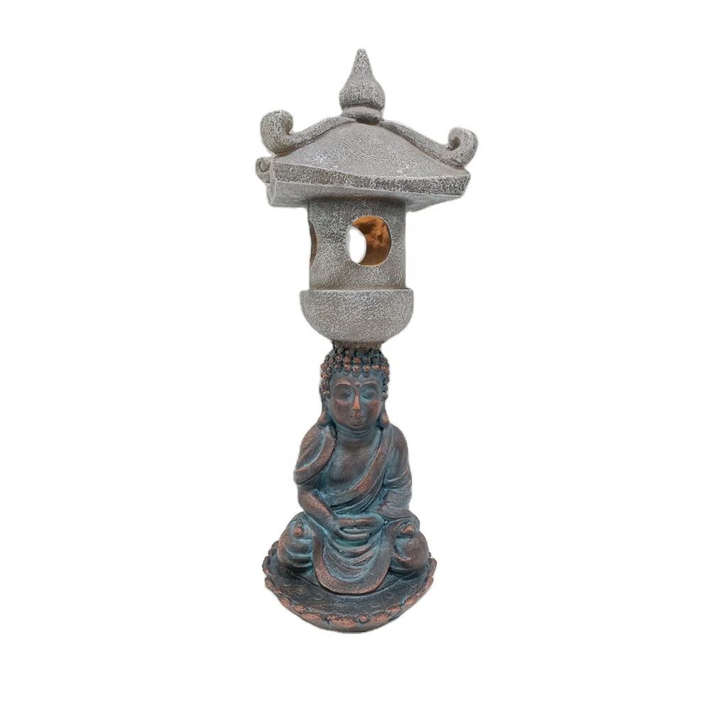 Outdoor Creative Retro Small Resin Lighthouse Statue For Backyard Water Feature Garden Landscape Front Porch Decor