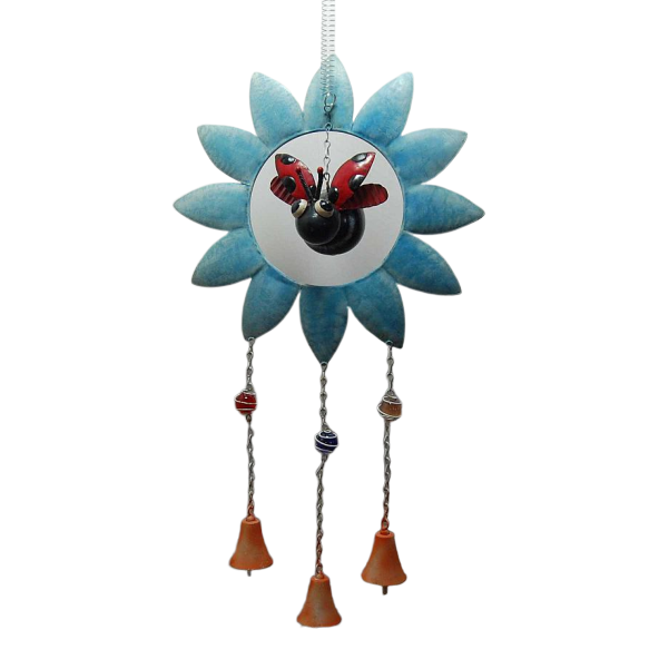 SINO GLORY Metal Craft With Wind Bell Chimes Home Decor