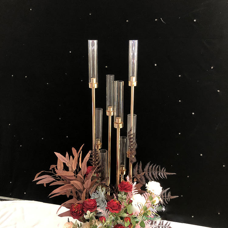 Metal High Candlesticks Decoration Wedding Candle Holder