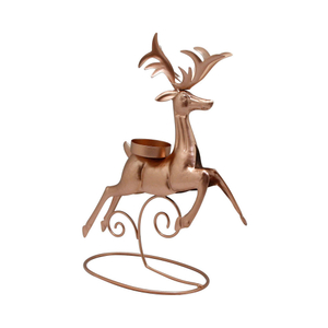 Sino Glory Cheap elegant metal deer and reindeer candle holders for sale