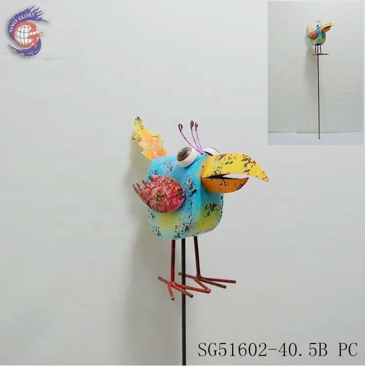 Wholesale Metal Garden Art Ornaments Birds