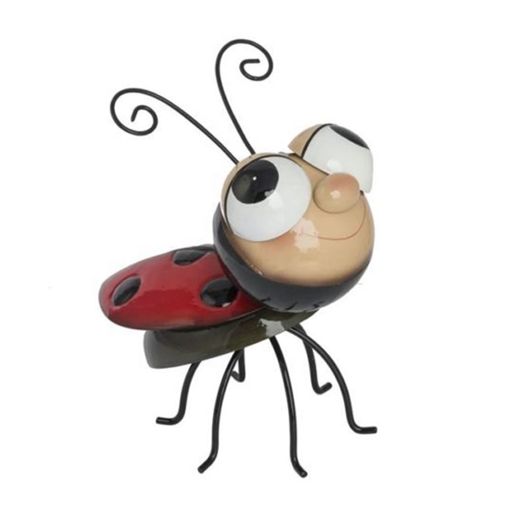 Cheap custom metal 3d ladybug modern home accessories decoration